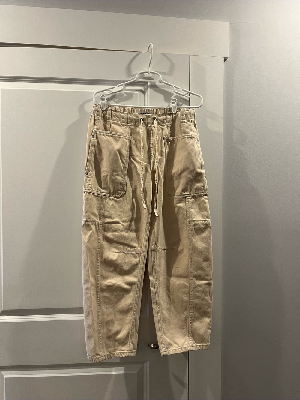 Scotch & Soda Women's Cargo Jeans - Beige